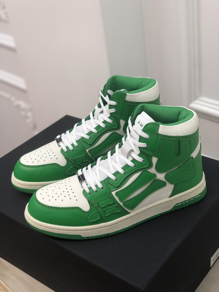 amiri* skel leather sneakers