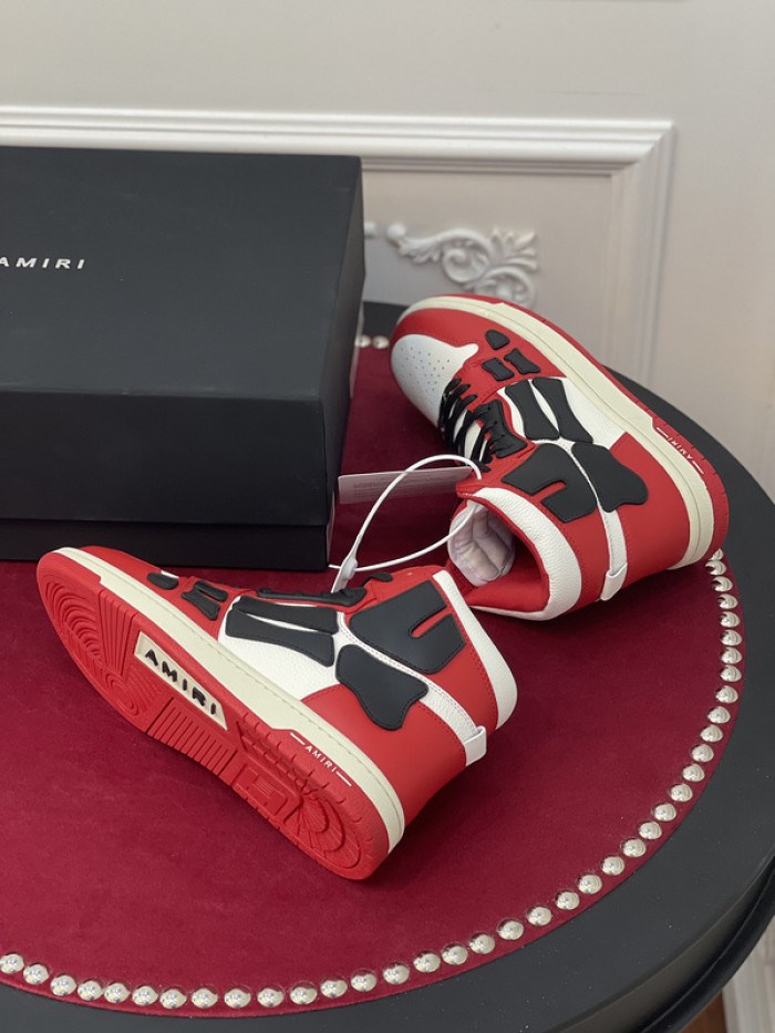 amiri* skel leather sneakers